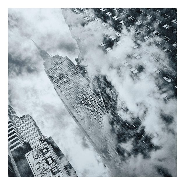 Alu Dibond Druck Fassade des Empire State Buildings