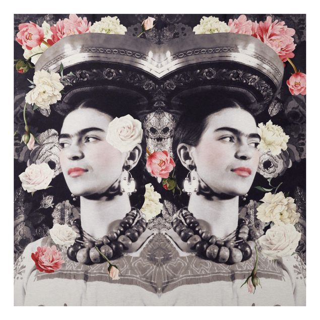 Bilder für die Wand Frida Kahlo - Blumenflut