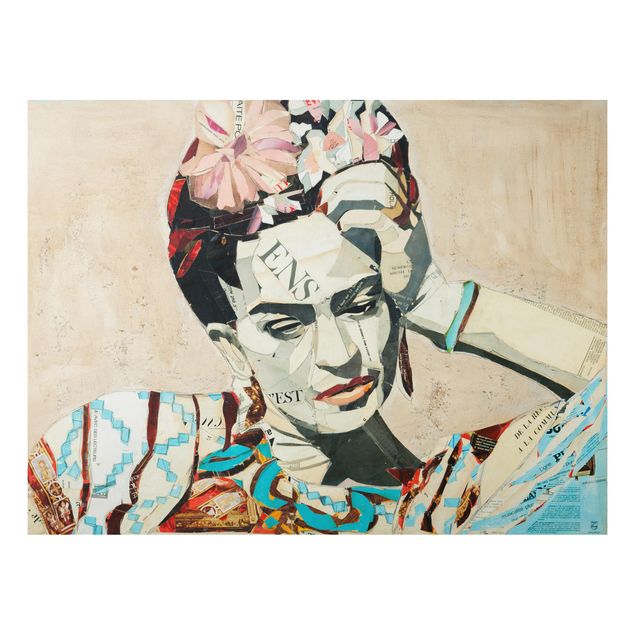 Schöne Wandbilder Frida Kahlo - Collage No.1