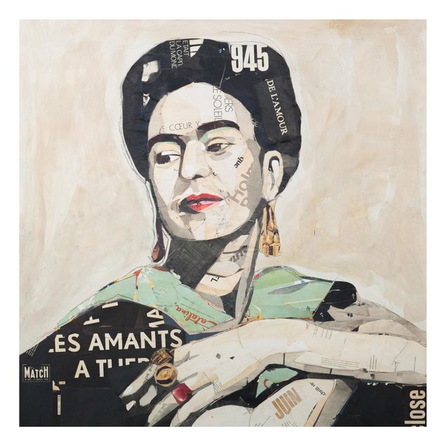 Bilder für die Wand Frida Kahlo - Collage No.4