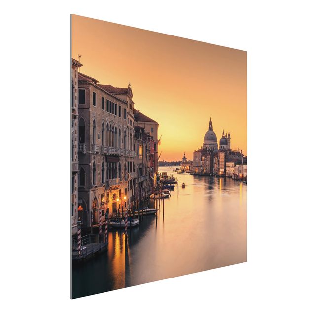 Alu Dibond Bilder Goldenes Venedig