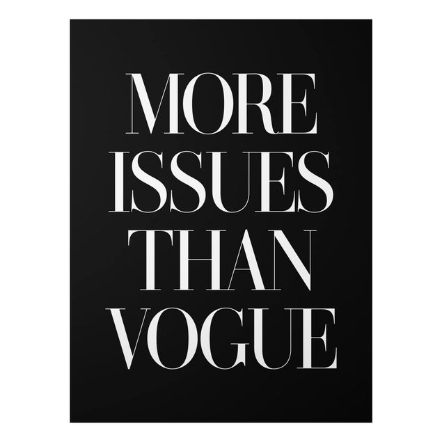 Alu Dibond Bilder More issues than Vogue