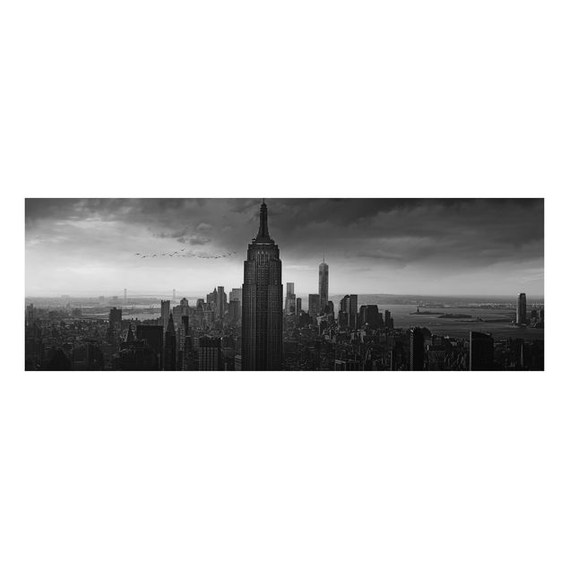 Alu Dibond Druck New York Rockefeller View
