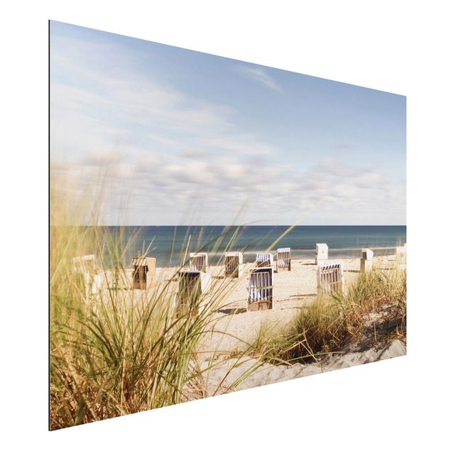 Schöne Wandbilder Ostsee und Strandkörbe