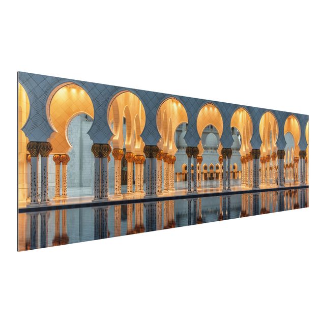Bilder für die Wand Reflexionen in der Moschee