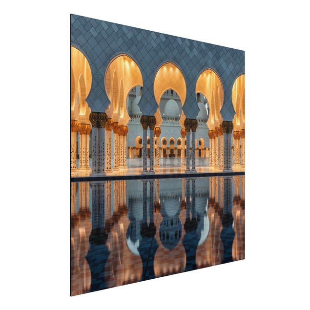 Bilder für die Wand Reflexionen in der Moschee