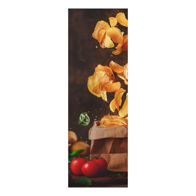 Alu Dibond Bilder Tomate-Basilikum-Snack
