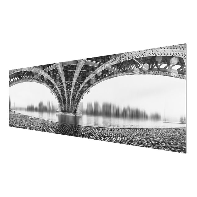 Alu-Dibond Bild - Under The Iron Bridge