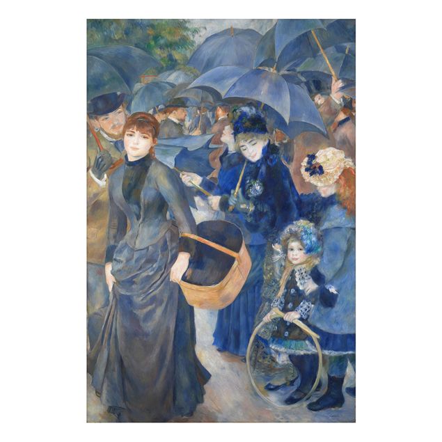 Alu-Dibond Bild - Auguste Renoir - Die Regenschirme