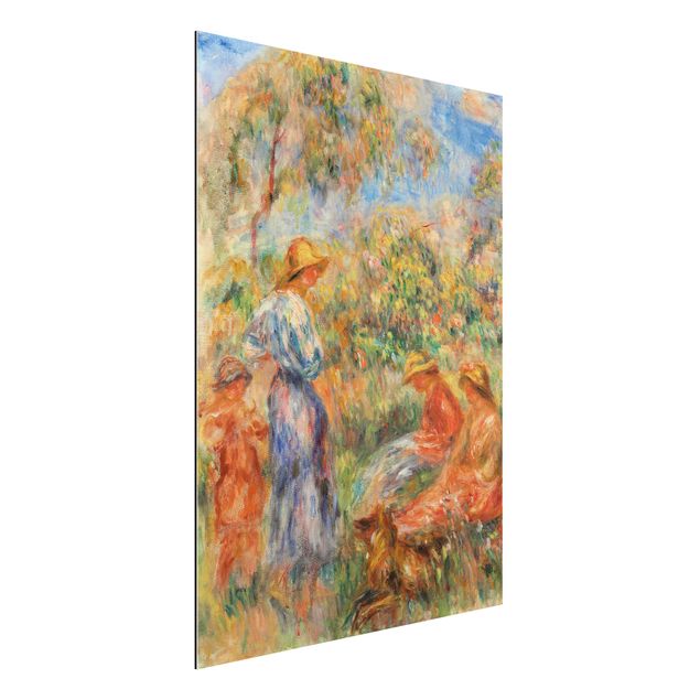 Kunstdrucke Impressionismus Auguste Renoir - Landschaft mit Frauen und Kind
