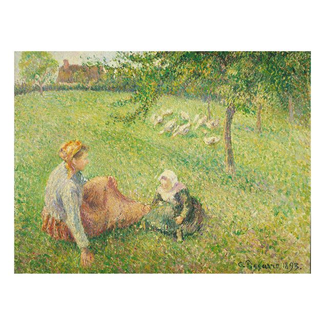 Kunstdrucke Romantik Camille Pissarro - Gänsehirtin