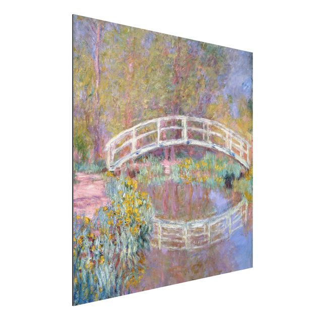 Bilder Impressionismus Claude Monet - Brücke Monets Garten