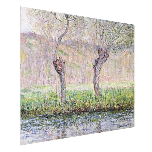 Kunstdrucke Impressionismus Claude Monet - Weidenbäume Frühling