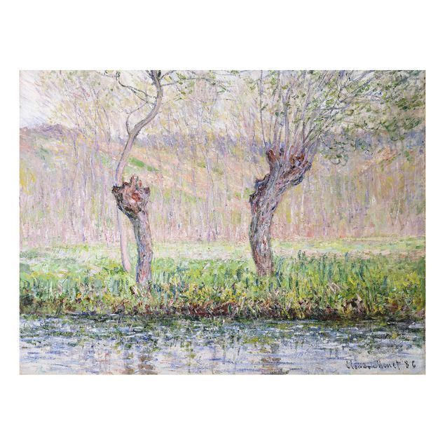 Bilder von Monet Claude Monet - Weidenbäume Frühling