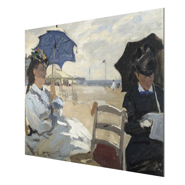 Wandbilder Claude Monet - Strand von Trouville