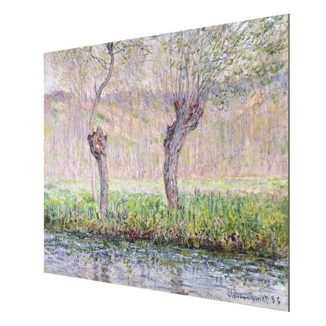 Bilder für die Wand Claude Monet - Weidenbäume Frühling