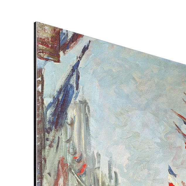 Kunstdrucke Claude Monet - Straße im Flaggenschmuck