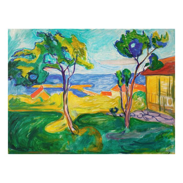 Post Impressionismus Bilder Edvard Munch - Der Garten