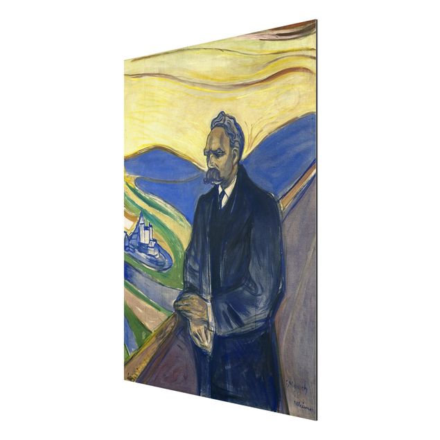 Edvard Munch Gemälde Edvard Munch - Porträt Nietzsche