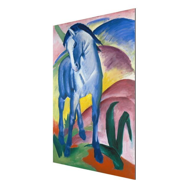 Wandbilder abstrakt Franz Marc - Blaues Pferd