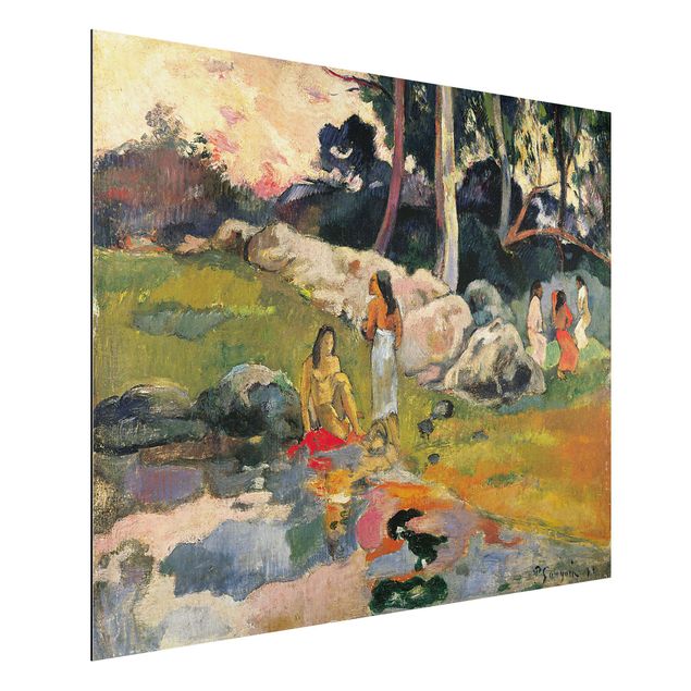 Kunstdrucke Impressionismus Paul Gauguin - Flussufer
