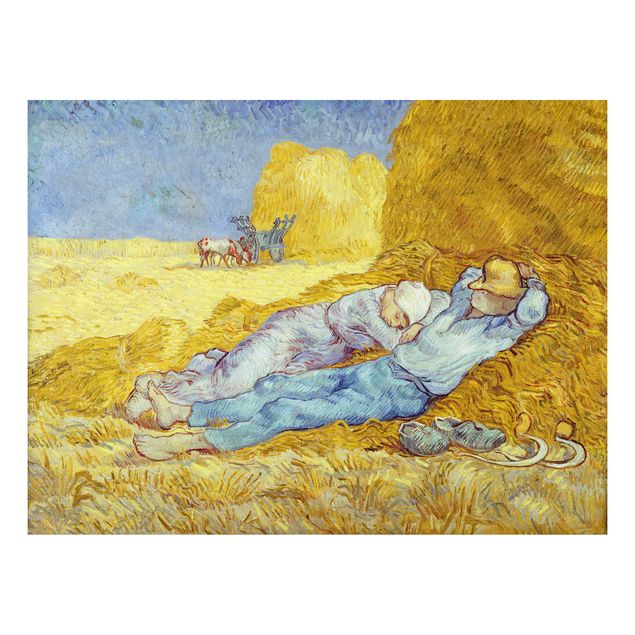Kunstdruck Pointillismus Vincent van Gogh - Das Mittagsschläfchen