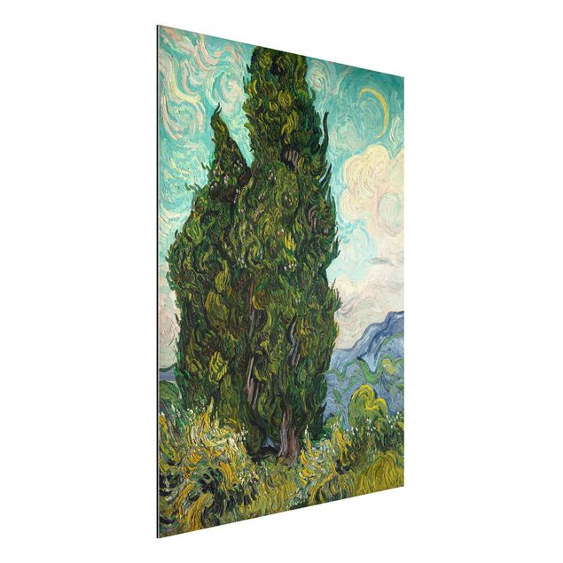 Kunstdrucke Impressionismus Vincent van Gogh - Zypressen