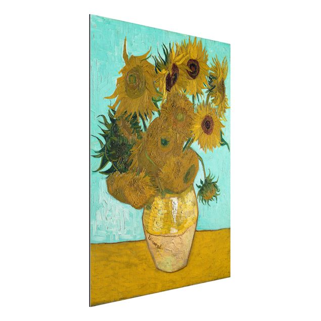 Kunstdrucke Impressionismus Vincent van Gogh - Vase mit Sonnenblumen
