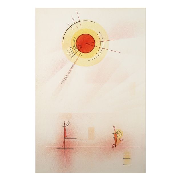 Kunstdruck Expressionismus Wassily Kandinsky - Strahlen