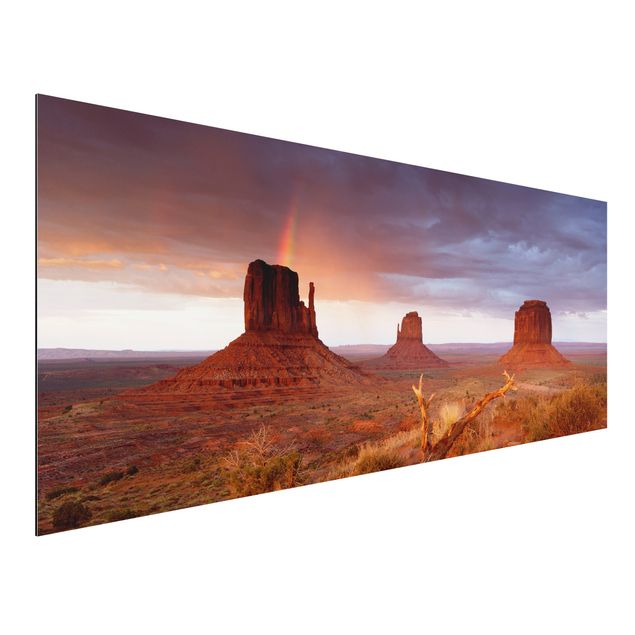 Schöne Wandbilder Monument Valley bei Sonnenuntergang