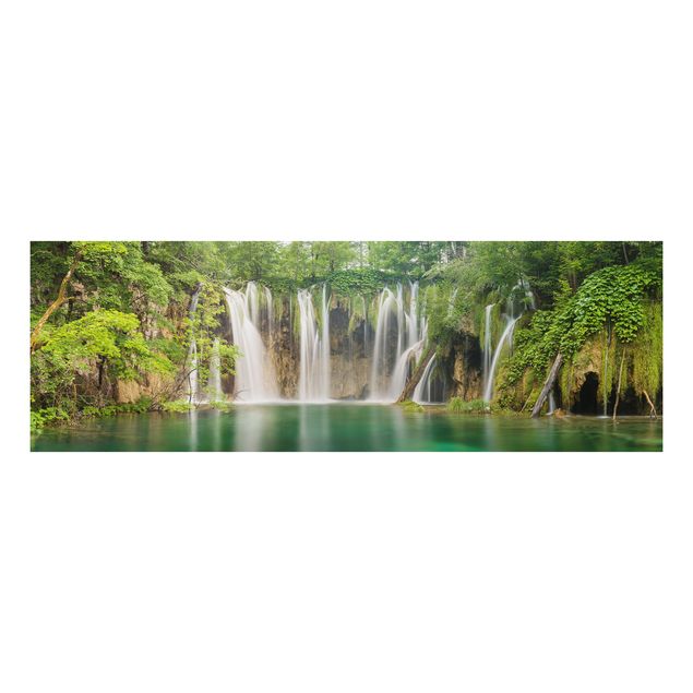 Alu Dibond Bilder Wasserfall Plitvicer Seen
