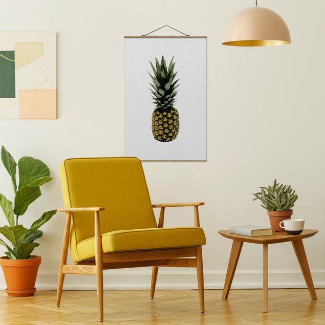 Stoffbilder zum Aufhängen Ananas
