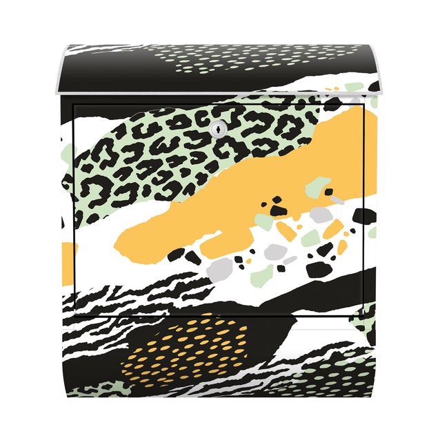 Briefkasten Design Animalprint Zebra Tiger Leopard Afrika