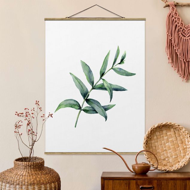Schöne Wandbilder Aquarell Eucalyptus I