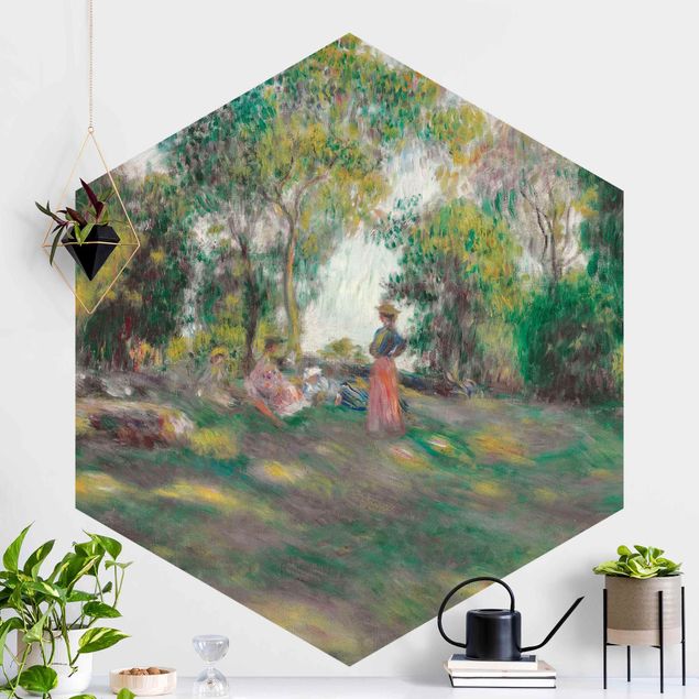 Kunstdrucke Impressionismus Auguste Renoir - Landschaft mit Figuren
