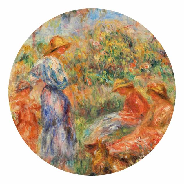 Design Tapete Auguste Renoir - Landschaft mit Frauen und Kind
