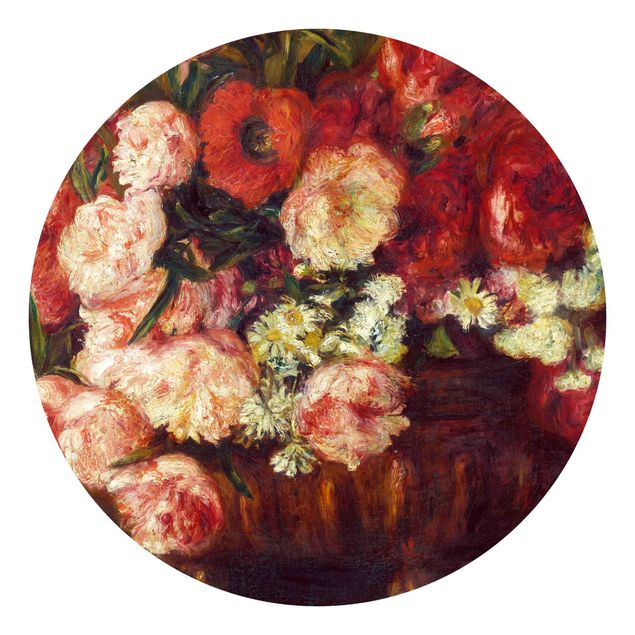 Fototapete Blumen Auguste Renoir - Stillleben mit Pfingstrosen