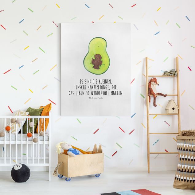 Wandbilder Tiere Mr. & Mrs. Panda - Avocado - Die kleinen Dinge