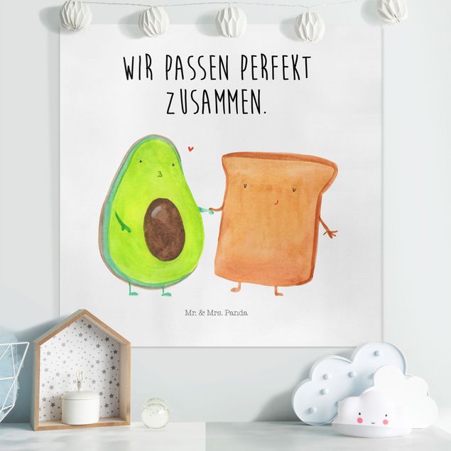 Wandbilder abstrakt Mr. & Mrs. Panda - Avocado - Perfektes Toast