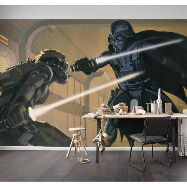 Tapeten modern Star Wars Classic RMQ Vader vs Luke
