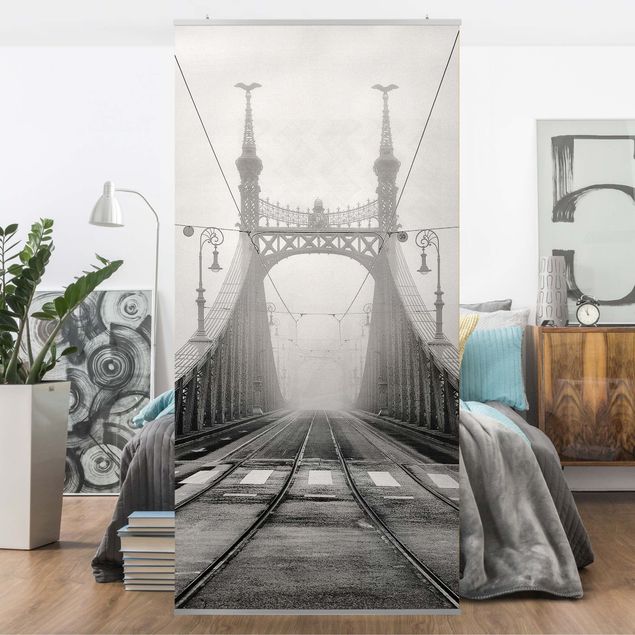 Raumteiler - Brücke In Budapest 250x120cm