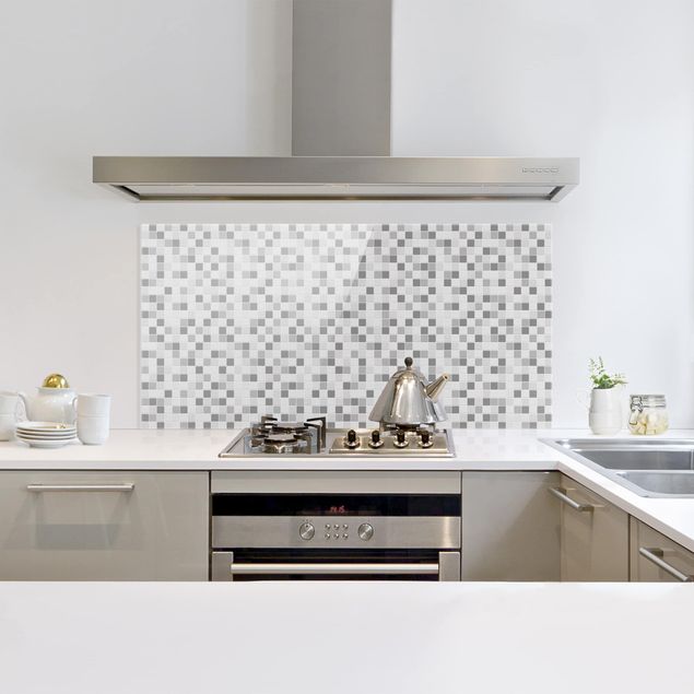 Spritzschutz Küche Fliesenoptik Mosaikfliesen Winterset