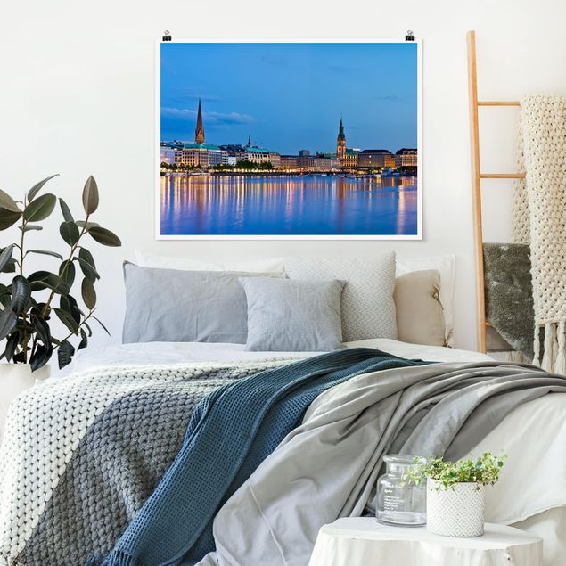 Poster Hamburg Skyline