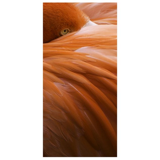 Raumteiler - Flamingofedern 250x120cm