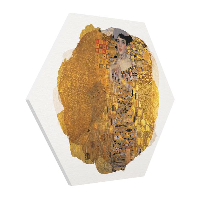 Wandbilder Wasserfarben - Gustav Klimt - Adele Bloch-Bauer I