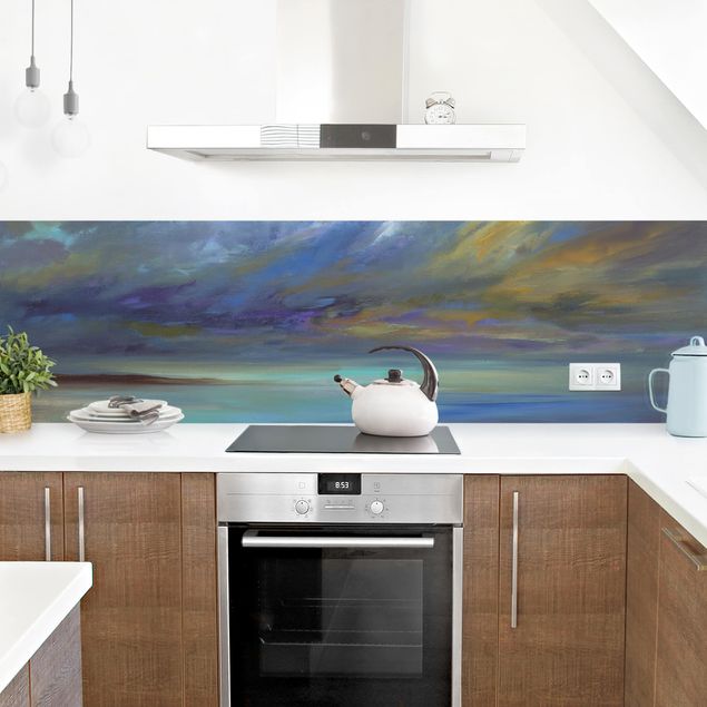Küchenrückwand abstrakt Himmel über Küste
