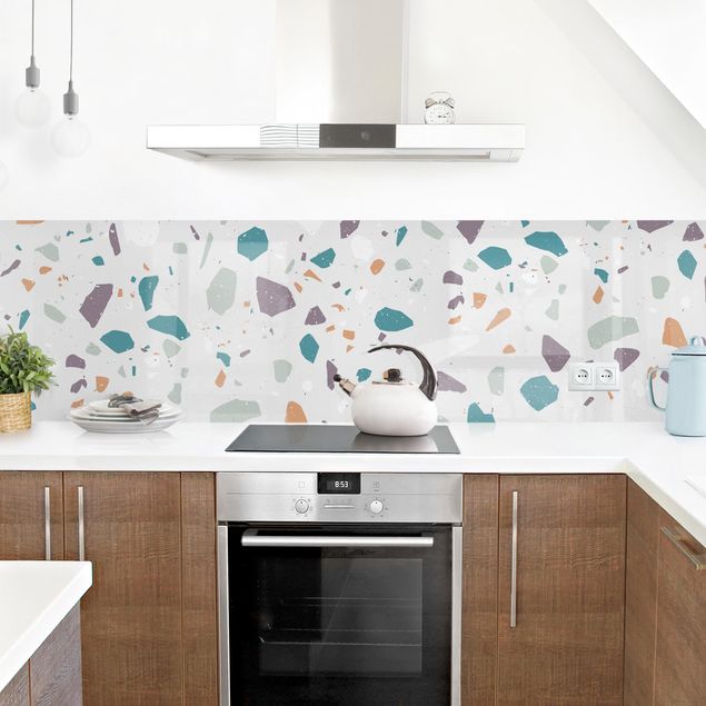 Küchenrückwände selbstklebend Detailliertes Terrazzo Muster Grosseto