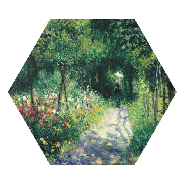 Hexagon Bild Forex - Auguste Renoir - Frauen im Garten