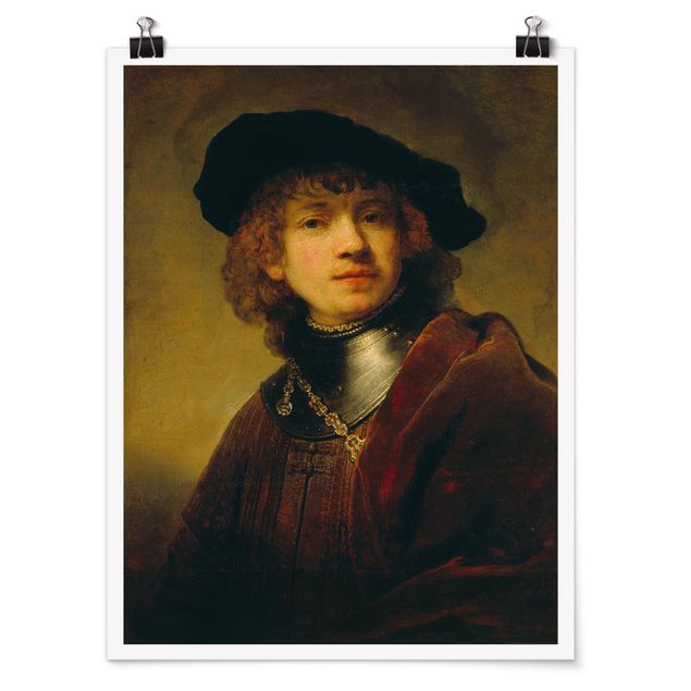 Wandbilder Rembrandt van Rijn - Selbstbildnis