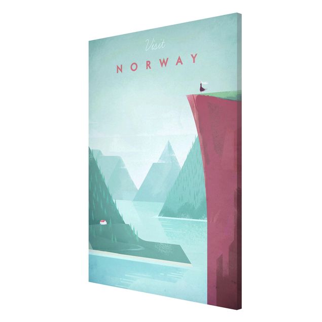 Schöne Wandbilder Reiseposter - Norwegen